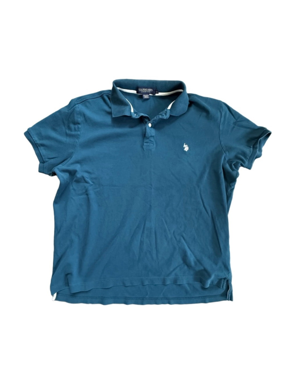 U.S. Polo Assn. Men’s Luxury Feel Polo Shirt XXL Blue